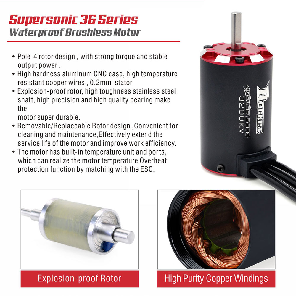 Rocket RC V2 Supersonic 3650 3 – Brushless Motor Thrust Test Stand recenzja i cena